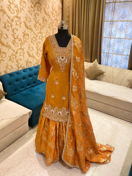 readymade-gharara-suit-with-banarsi-fabric